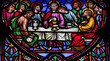 Last Supper - Stained glass window