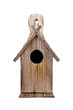 Wooden Bird House Isolated