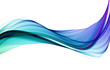 Elegant Blue Fractal Waves On ...