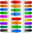 Colorful web elements