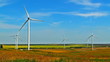 Video: Rotating wind turbines on field Rotating wind turbines on field