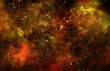 starry deep outer space nebula and galaxy