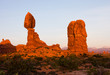 Photo: Balanced Rock in Arches National Park near Moab, Utah at sunset Balanced Rock in Arches National Park near Moab, Utah at sunset