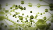 Vidéo : Complex Molecule Structure 3D render Complex Molecule Structure 3D render