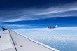 airplane in the air