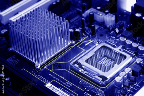 Photo: Computer mainboard Computer mainboard