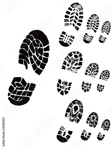 Illustration: shoeprint shoeprint