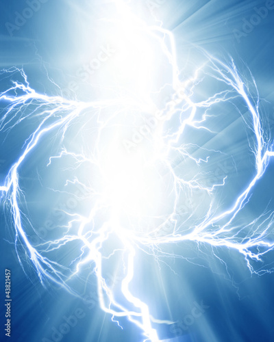 Foto: electrical discharge electrical discharge