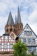 Fachwerkhäuser und Marienkirche Gelnhausen