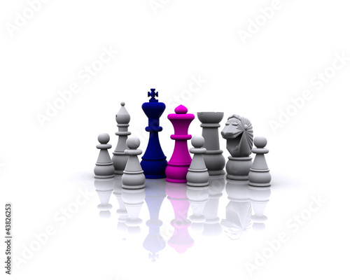 Illustration: Chess - 3D Chess - 3D