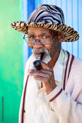 Photo: Smoking grandpa Smoking grandpa