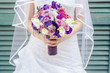 colorful wedding bouquet 