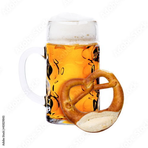 Foto: Bier und Brezel Bier und Brezel
