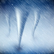 Natural background with tornado