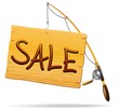 Canna da Pesca e Pannello Saldi-Fishing Rod With Sale Panel