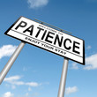 Patience concept.