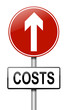 Cost increase concept.