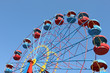big wheel over blue sky