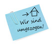 Wir sind umgezogen