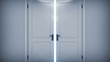 Video: Doors opening to a bright light. Alpha Channel HD 1080 Doors opening to a bright light. Alpha Channel HD 1080