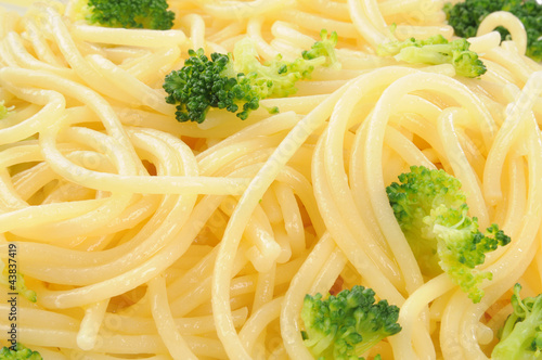 Photo: Pasta with garlic butter and broccoli Pasta with garlic butter and broccoli
