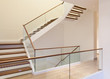 stairway in the middle of office building