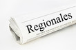 Regionales Zeitungsrolle