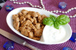 Foto: Grilled turkey with light sauce Grilled turkey with light sauce