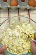 Mixing Egg Salad Ingredients