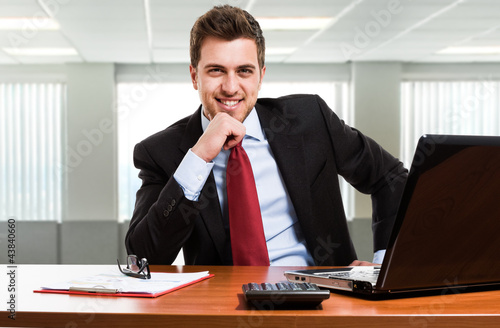 Photo: Businessman at work Businessman at work