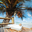 Vacation. Square composition.