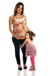 Hispanic Mother and Daughter