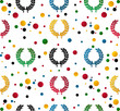 Laurel wreath pattern