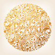 Ornamental Gold Circle Pattern