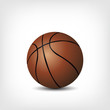 Basketball isoliert