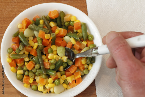 Photo: Mixed Vegetables Meal Mixed Vegetables Meal