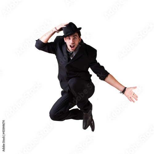 Photo: erfolgreicher jubelnder junger Mann erfolgreicher jubelnder junger Mann