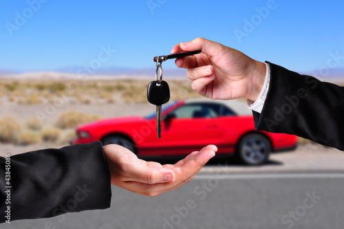 Photo: Handing over the keys Handing over the keys