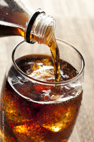 Photo: Refreshing Brown Soda with Ice Refreshing Brown Soda with Ice
