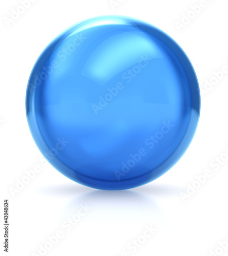 Illustration: Blue ball Blue ball