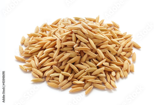 Photo: unmilled rice grains unmilled rice grains