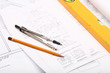 Foto: Tools and papers with sketches Tools and papers with sketches