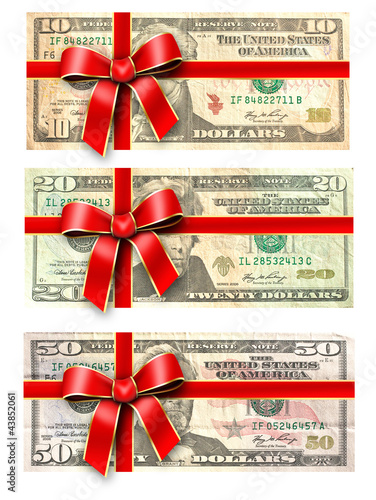 Illustration: 10 + 20 + 50 dollar, coupon 10 + 20 + 50 dollar, coupon