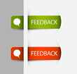 Feedback Labels / Stickers on the edge of the (web) page