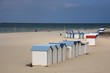 Photo: la plage et les cabines la plage et les cabines