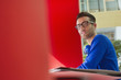 Man sitting in an office