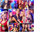 Friends at party