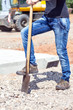 Groundbreaking on the site