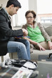 Male doctor examining a patient