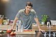 Man preparing food in the kitchen